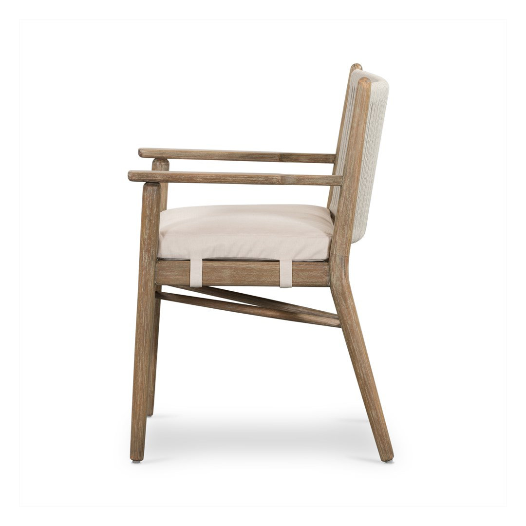 Baltzer Halsted Patio Dining Armchair with Cushion